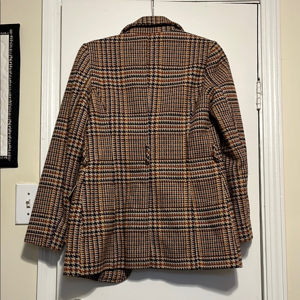 Neutral Houndstooth Blazer - Picture 3 of 3